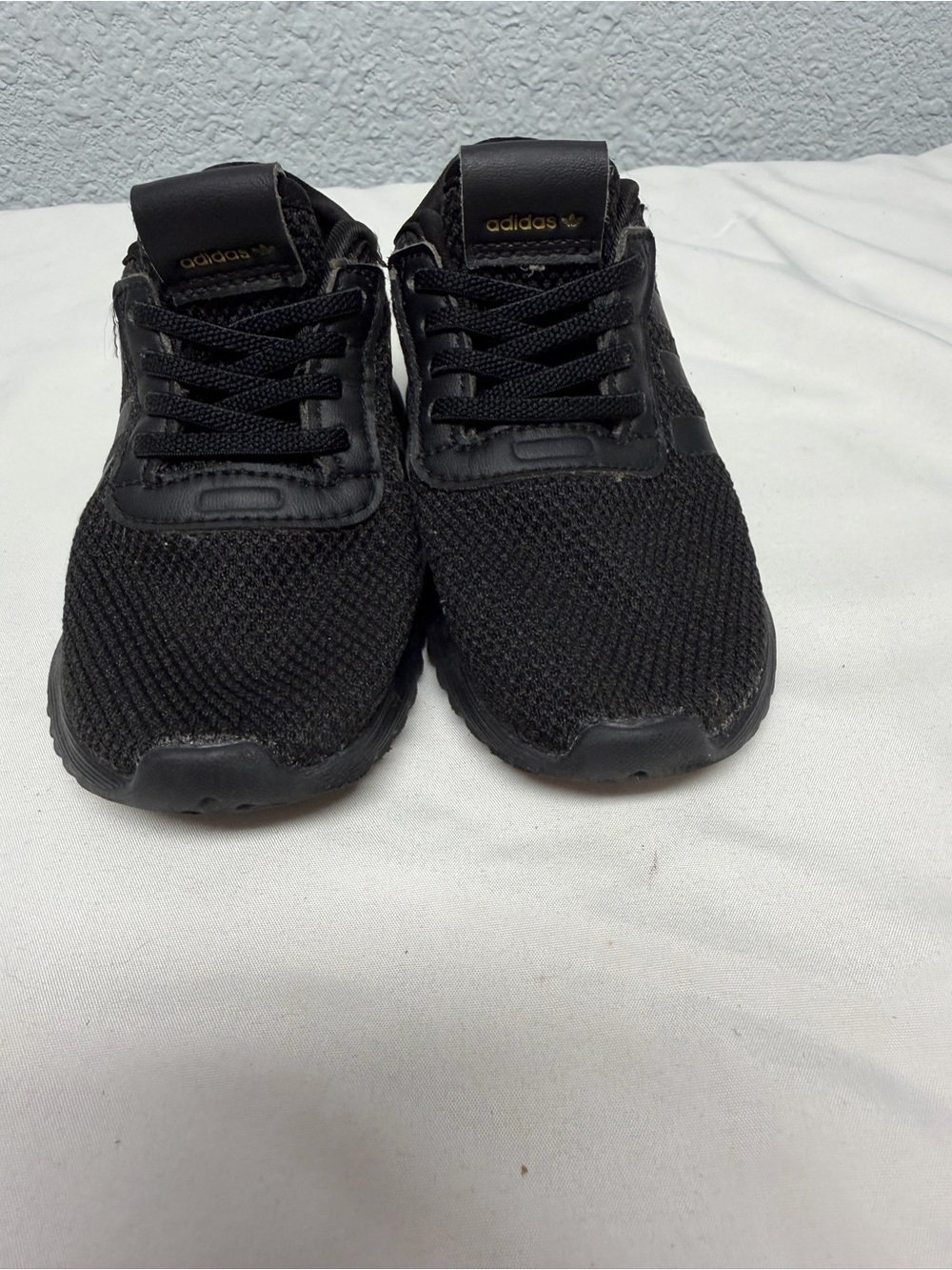 adidas Black Knit Low-Top Sneakers